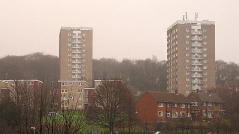 Tower blocks in Leeds