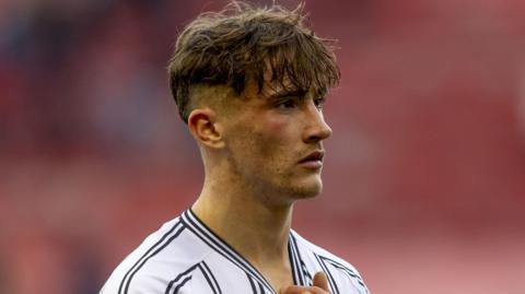 Fleetwood Town striker Lewis McCann, pictured playing for Dunfermline Athletic