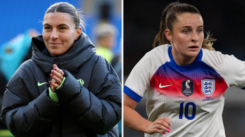 Steph Catley and Ella Toone