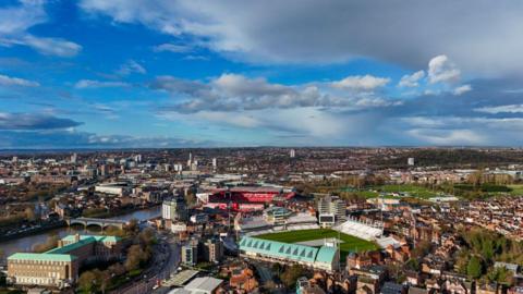 A view of the skyline over Nottinghamshire
