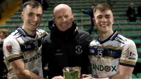 Peter Canavan with sons Darragh and Ruairi