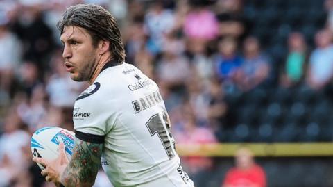 Tom Briscoe of Hull FC in action.