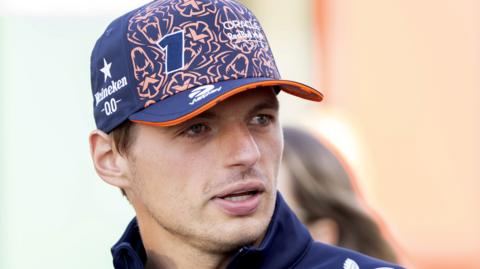 Max Verstappen wearing a Red Bull cap before Dutch Grand Prix first practice