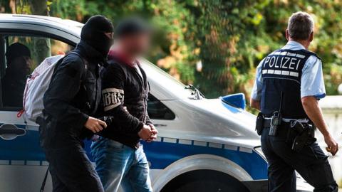 Arrest of one of the neo-Nazi suspects, 1 Oct 18