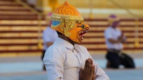 Funeral preparation for King Bhumibol Adulyadej