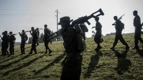 Ethiopian National Defence Forces (ENDF) soldiers