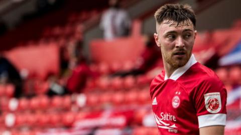 Ryan Edmondson scored twice in 14 Scottish Premiership appearances while on loan with Aberdeen in 2020-21