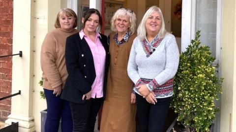 From left to right: Kate Counter, Netty Wyndham-Wade, Suzanne Booker and Della Gilby