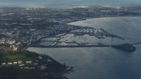 Guernsey aerial view