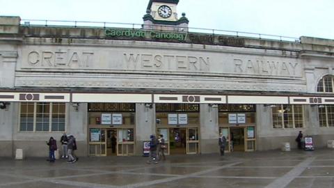 Cardiff Central station