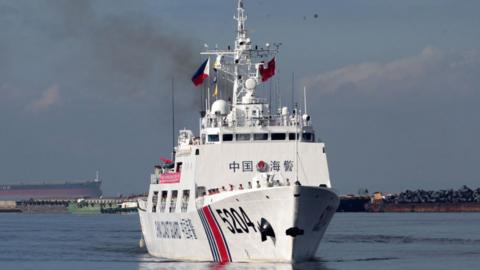 A Chinese Coast Guard ship