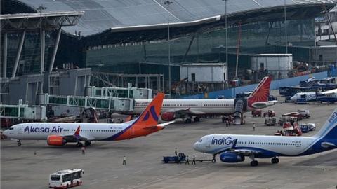 A view of the Chennai airport