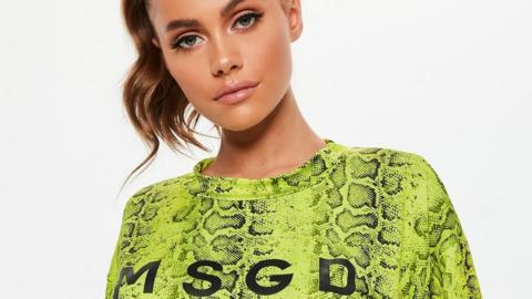 Model wearing Missguided clothing