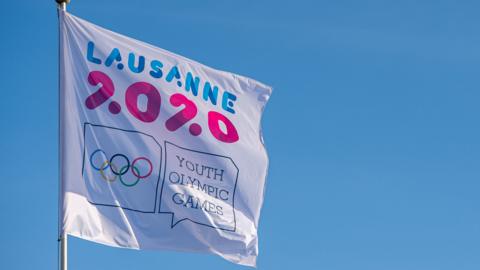 Lausanne 2020 Winter Youth Olympics flag