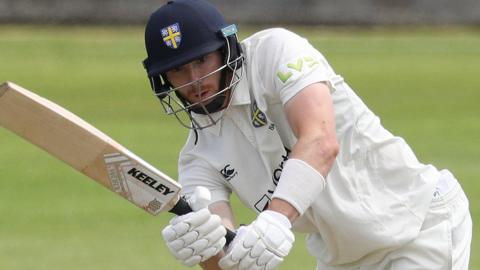 Michael Jones bats for Durham