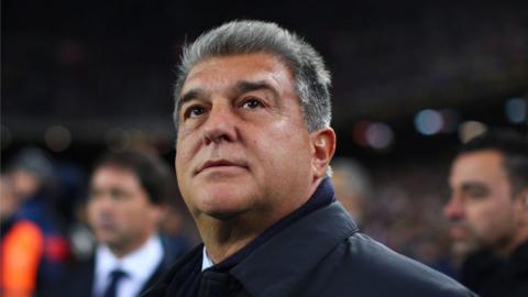 Barcelona president Joan Laporta has rejected a call to resign from La Liga's president