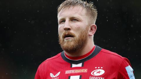 Jackson Wray in action for Saracens