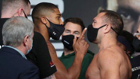 Anthony Joshua and Kubrat Pulev