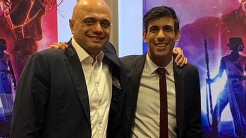 Sajid Javid and Rishi Sunak