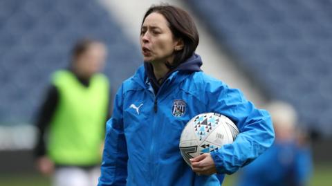 Jenny Sugarman during her time as West Brom boss