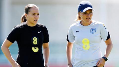 Fran Kirby and Sarina Wiegman