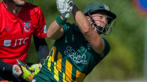 Zak Damarell in action for Guernsey