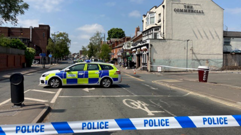 Cordon on Commercial Road, Hereford