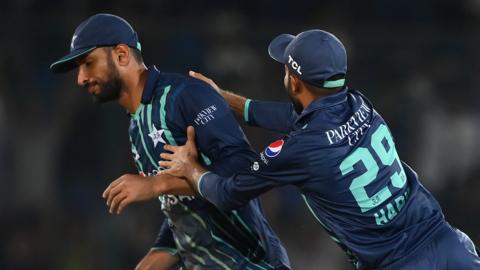 Pakistan celebrate victory