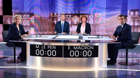 French presidential debate on 3 May 2017