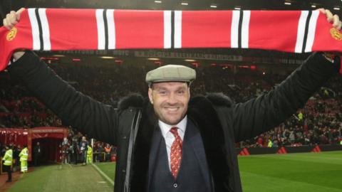 Tyson Fury at Old Trafford