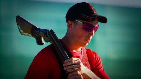 Ben Llewellin at the Commonwealth Games