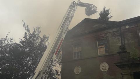 Woolton Hall fire