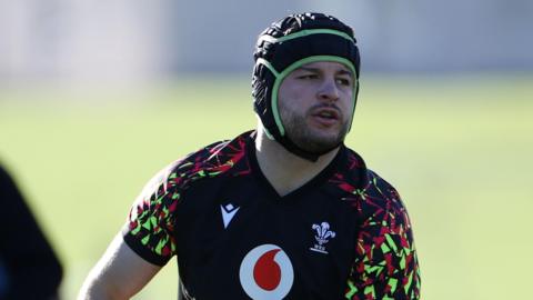 Harri Deaves in Wales training 