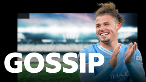 Kalvin Phillips and the Gossip banner