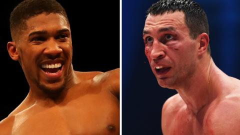 Anthony Joshua and Wladimir Klitschko