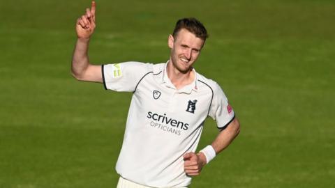 Warwickshire's Oliver Hannon-Dalby has now taken 24 County Championship wickets this season