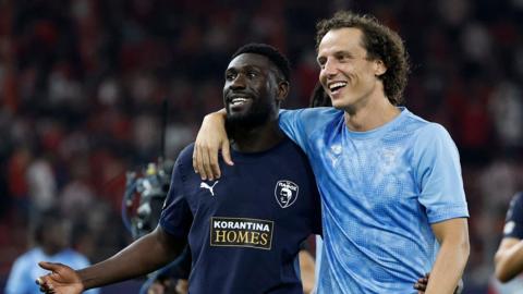 Pafos players celebrate