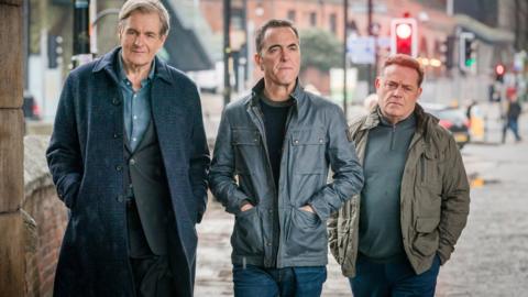 Robert Bathurst, James Nesbitt and John Thomson