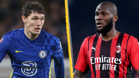 Andreas Christensen and Franck Kessie