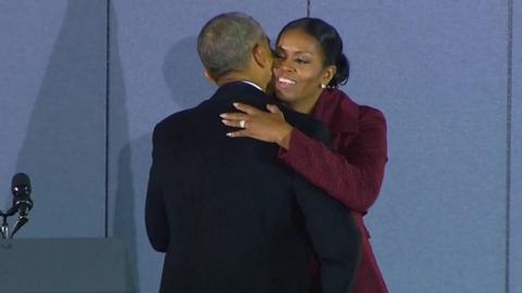 Michelle and Barack Obama