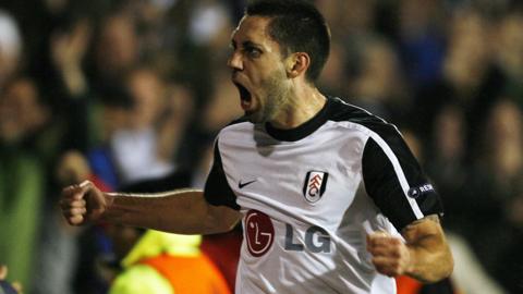 Clint Dempsey celebrates