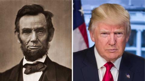 President Lincoln and President Trump