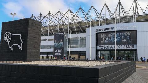 Pride Park, home of Derby County