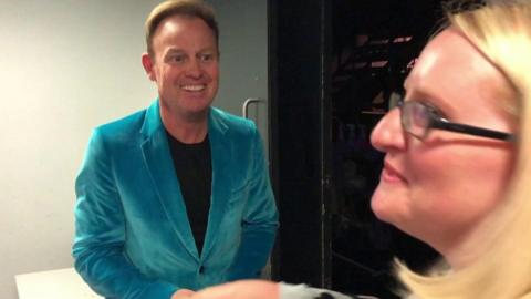 Helen Harris meets Jason Donovan