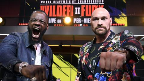 Deontay Wilder and Tyson Fury