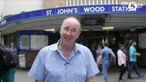 Jonathan Agnew becomes tube announcer for Cricket World Cup final!