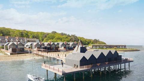 artist impression of the proposed revamp of the pier