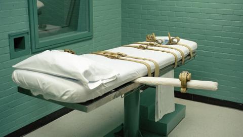 Death chamber for executions in Texas