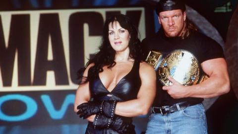 Chyna and Triple H in 1999