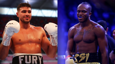 Tommy Fury and KSI